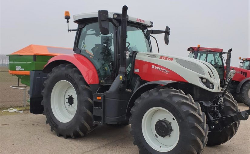 Recent afgeleverd Steyr Profi 6145